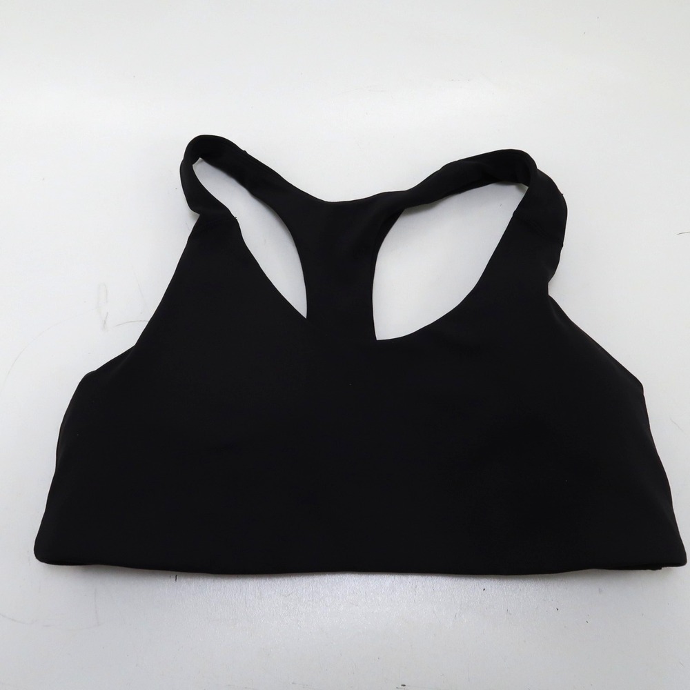 Old Navy Active Womens Sports Bra Powersoft Large Black‎ Medium Support Go Dry